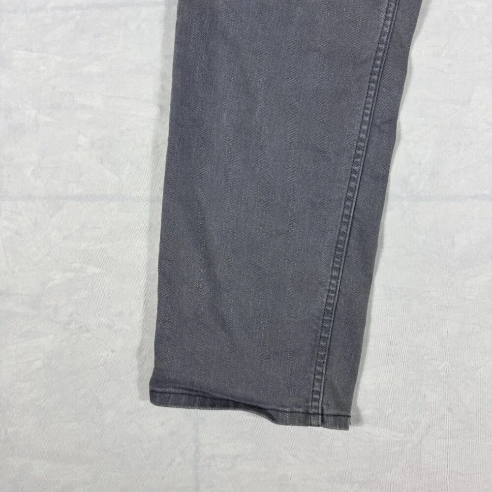 Levi's 511 Straight-Leg Jeans Mens Gray Denim Charcoal Wash Outdoor Size W42 L30